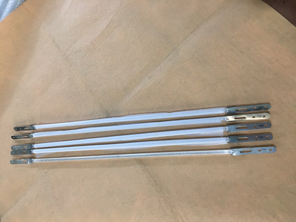 Customize far infrared heating tube R7S ceramic halogen lamps 260mm 800w