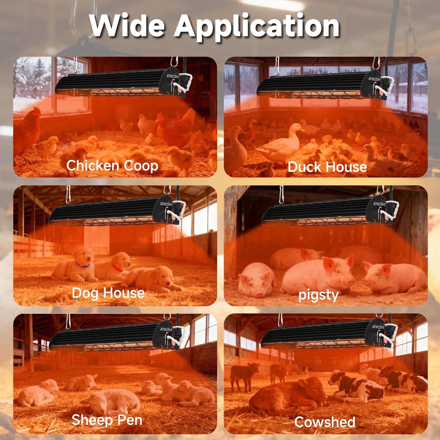 Commercial duckling heater system