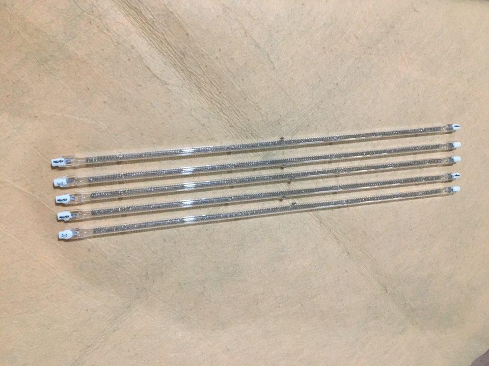 Best selling quartz halogen infrared heating lamp 354mm 1000w