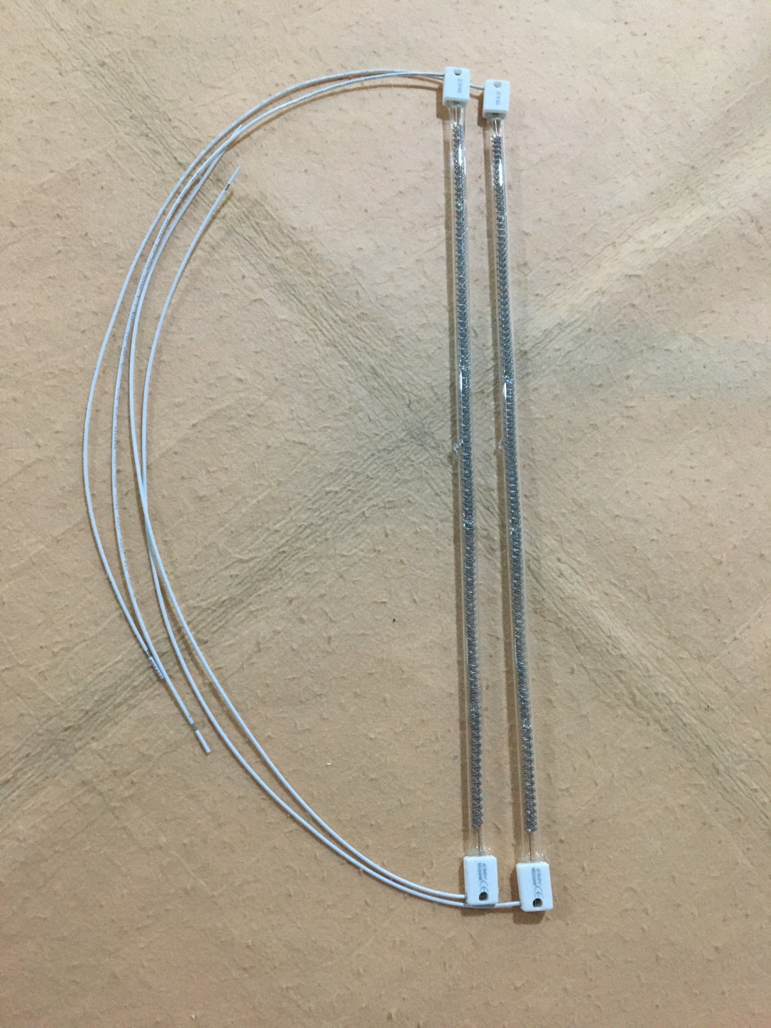 356mm 230v 2500w halogen heat lamp oven