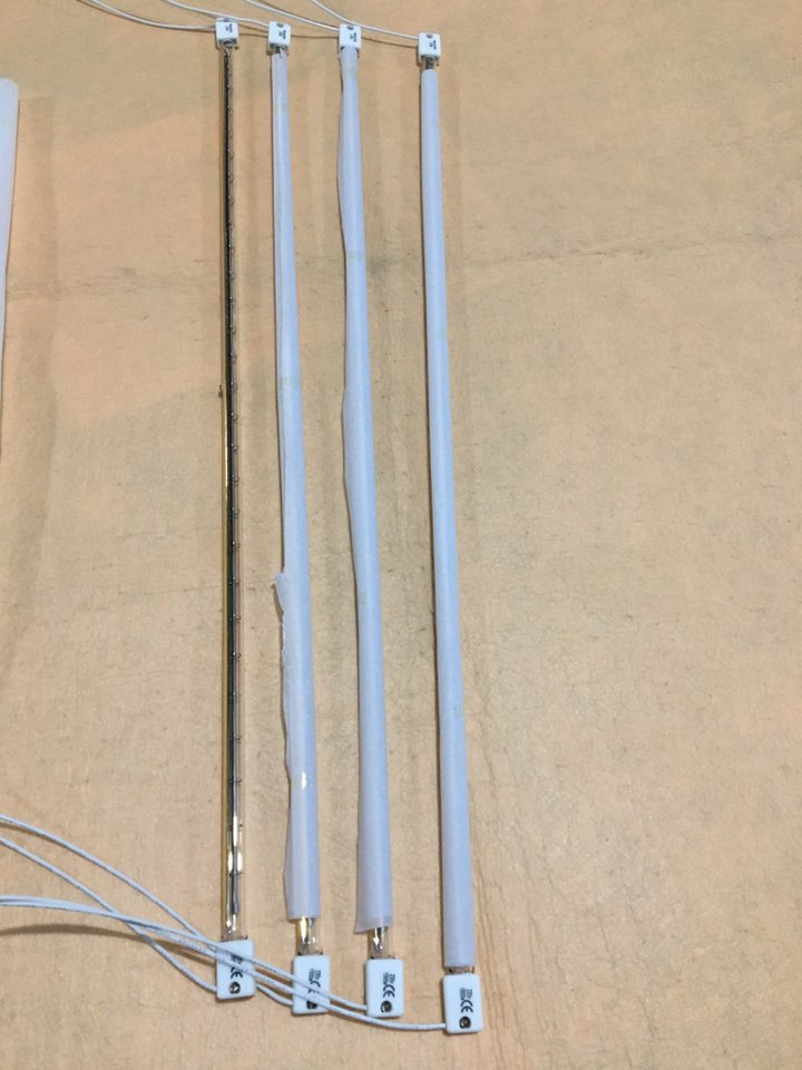 1200mm ruby infrared halogen lamp 1500w infrared heating tube